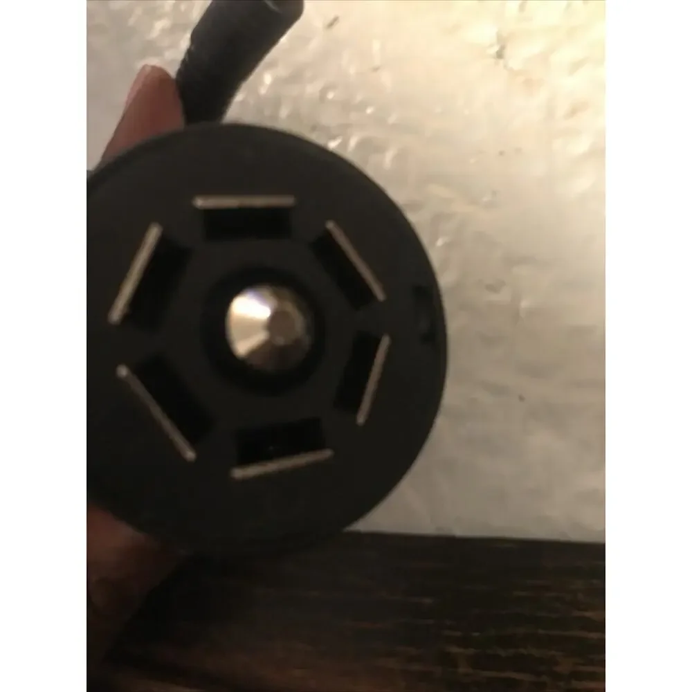 Oyviny RV 7 Pin Trailer Plug with IP68 Waterproof Seal, Detachable 7 Way Round